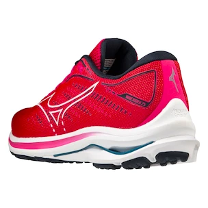 Damen Laufschuhe Mizuno  Wave Rider 25 Pink Peacock/White  UK 5