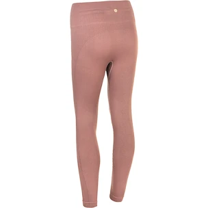 Damen Leggins Endurance  Flow Ribbed Seamless Tights Burnt Rose L/XL