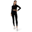 Damen Leggins GymBeam  FLO Ribbed Leggings Black