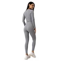 Damen Leggins GymBeam  FLO Ribbed Leggings Grey