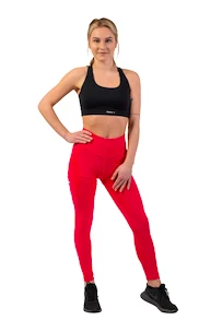 Damen Leggins Nebbia  Active High-Waist Smart Pocket Leggings 402 pink L