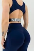 Damen Leggins Nebbia Barbell Therapy Glute Check Blue