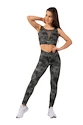 Damen Leggins Nebbia  EKO leggings „Breathe“ mesh 400 camo green