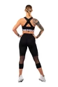 Damen Leggins Nebbia  High-Waist ¾ Length Sporty Leggings 406 black