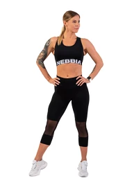 Damen Leggins Nebbia High-Waist ¾ Length Sporty Leggings 406 black