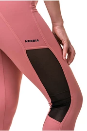 Damen Leggins Nebbia Mesh leggings high waist old rose