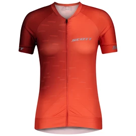 Damen-Radtrikot Scott RC Pro S/Sl Flame Red/Glace Blue