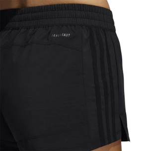 Damen Shorts adidas  Pacer 3-Stripes Woven Heather Shorts Black L