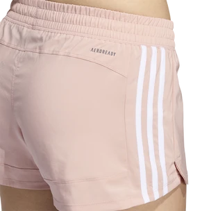 Damen Shorts adidas  Pacer Woven 3-Stripes Wonder Mauve XS