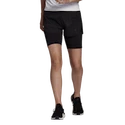 Damen Shorts adidas  Run Fast 2in1 Shorts Black XS