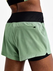 Damen Shorts Craft  Essence 2in1 Green