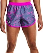 Damen Shorts Under Armour  Fly By 2.0 Printed Short Mineral Blue