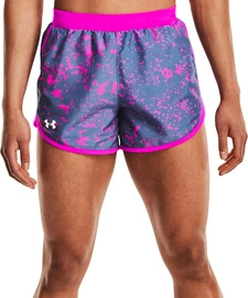 Damen Shorts Under Armour Fly By 2.0 Printed Short Mineral Blue