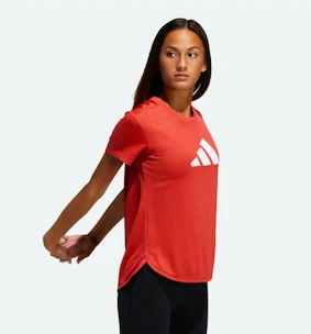 Damen T-Shirt adidas  Bos Logo Tee XS, Rot