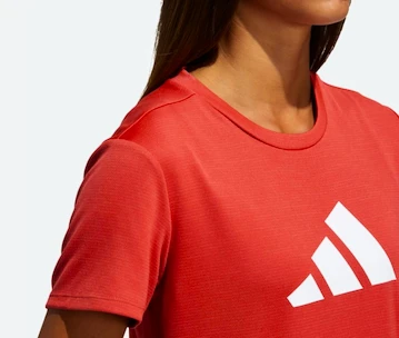 Damen T-Shirt adidas  Bos Logo Tee XS, Rot