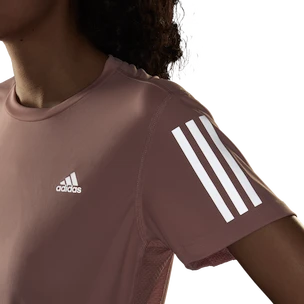 Damen T-Shirt adidas Own The Run Tee Wonder Mauve XS