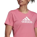 Damen T-Shirt adidas  Primeblue Designed 2 Move Logo Sport Tee Rose Tone