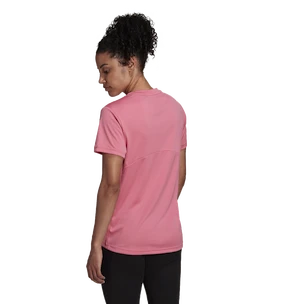 Damen T-Shirt adidas  Primeblue Designed 2 Move Logo Sport Tee Rose Tone