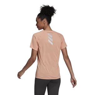 Damen T-Shirt adidas  Runner Tee Ambient Blush