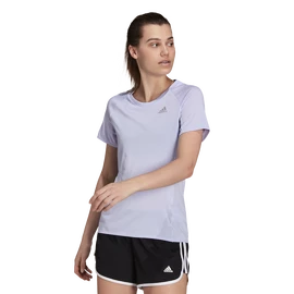 Damen T-Shirt adidas Runner Tee Violet Tone