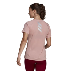 Damen T-Shirt adidas  Runner Tee Wonder Mauve