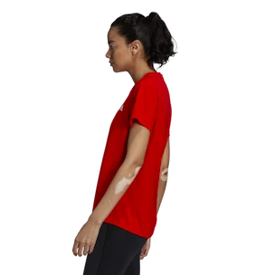 Damen T-Shirt adidas  Short Sleeve Tee Vivid Red XS