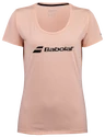 Damen T-Shirt Babolat  Exercise Babolat Tee Tropical Peach L