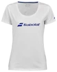 Damen T-Shirt Babolat  Exercise Babolat Tee Women White S