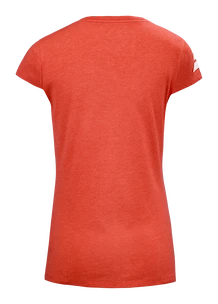 Damen T-Shirt Babolat  Exercise Stripes Tee Poppy Red S