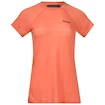 Damen T-Shirt Bergans  Floyen Wool Tee Orange XS