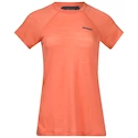 Damen T-Shirt Bergans  Floyen Wool Tee Orange XS