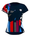 Damen T-Shirt BIDI BADU  New York 2024 Capsleeve Dark Blue/Red