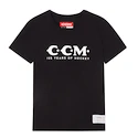 Damen T-Shirt CCM 125 Anniversary SS Tee Black L