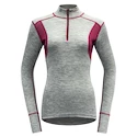 Damen T-Shirt Devold  Hiking Woman Half Zip Neck