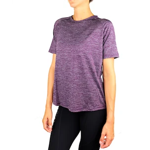 Damen T-Shirt Endurance  Athlecia Pasew Melange Seamless Tee Purple 36