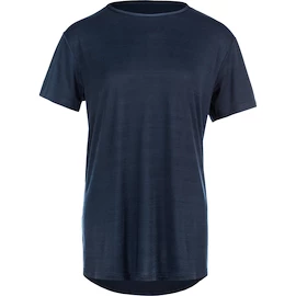 Damen T-Shirt Endurance Lizzy Slub Midnight Blue