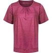 Damen T-Shirt Endurance  Q Bree Melange SS Tee Wine 46