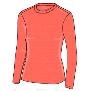 Damen T-Shirt Endurance  Sustainable X1 Elite LS Tee Salmon 38