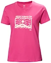 Damen T-Shirt Helly Hansen  F2F Organic Cotton T-Shirt Cascadia Pink S