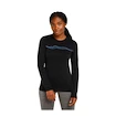 Damen T-Shirt Icebreaker Merino 200 Oasis LS Crewe Mountain Pulse Black