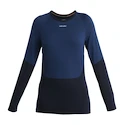 Damen T-Shirt Icebreaker Merino 200 Sonebula LS Crewe Mid Navy/Royal Navy/Snow/Cb M