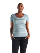 Damen T-Shirt Icebreaker  Tech Lite SS Scoop 1000 Lines