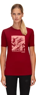 Damen T-Shirt Mammut  Core T-Shirt Blood Red