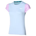 Damen T-Shirt Mizuno  Charge Printed Tee  Halogen Blue  XL