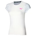 Damen T-Shirt Mizuno  Charge Printed Tee  White