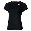 Damen T-Shirt Mizuno  Dry Aero Flow Tee Black S