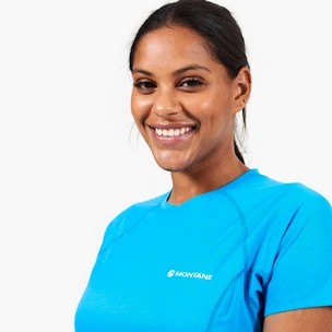 Damen T-Shirt Montane  Katla T-Shirt Cerulean Blue