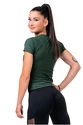 Damen T-Shirt Nebbia Hero dark green