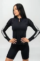 Damen T-Shirt Nebbia  Long Sleeve Zipper Top WINNER black L