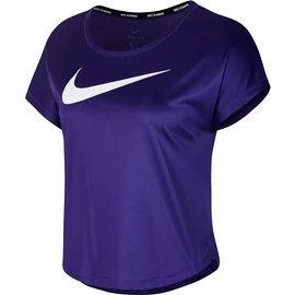 Damen T-Shirt Nike  Swoosh Run Top SS Purple